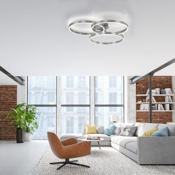 6233-55 PAAN LAMPA SUFITOWA SREBRNY