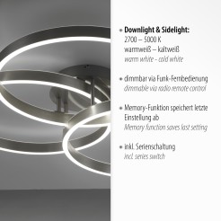 6233-55 PAAN LAMPA SUFITOWA SREBRNY
