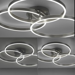 6233-55 PAAN LAMPA SUFITOWA SREBRNY