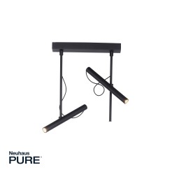6068-18 PURE-TUTUA LAMPA SUFITOWA CZARNY