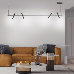 2024-18 PURE-TUTUA LAMPA WISZĄCA CZARNY