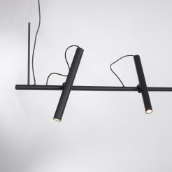 2024-18 PURE-TUTUA LAMPA WISZĄCA CZARNY