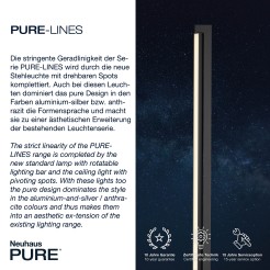 421-13 PURE-LINES LAMPA PODŁOGOWA ANTRACYT