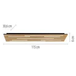 6422-79 Q-AKUSTIK KINKIET/LAMPA SUFITOWA DREWNO