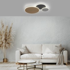 8007-70 Q-PIATO LAMPA SUFITOWA/KINKIET MULTIKOLOR