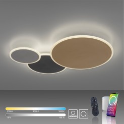 8007-70 Q-PIATO LAMPA SUFITOWA/KINKIET MULTIKOLOR
