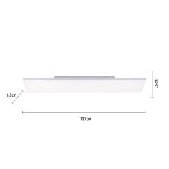 8494-16 FRAMELESS LAMPA SUFITOWA BIAŁY