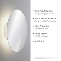 8153-17 AKKU-PUNTUA KINKIET CHROM