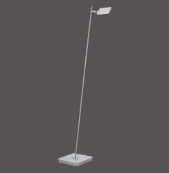 356-95 PURE MIRA LAMPA PODŁOGOWA ALUMINIUM