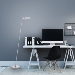 356-95 PURE MIRA LAMPA PODŁOGOWA ALUMINIUM