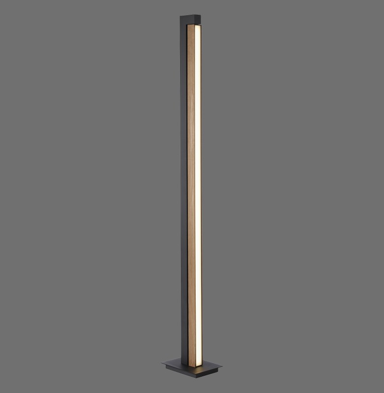 451-79 PURE-LINES LAMPA PODŁOGOWA DREWNO/ANTRACYT