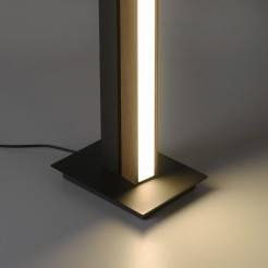 451-79 PURE-LINES LAMPA PODŁOGOWA DREWNO/ANTRACYT