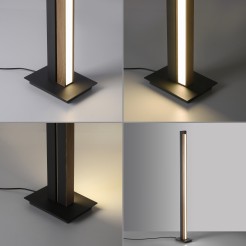 451-79 PURE-LINES LAMPA PODŁOGOWA DREWNO/ANTRACYT