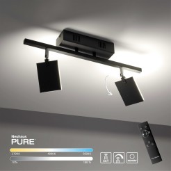 6354-18 PURE MIRA LAMPA SUFITOWA CZARNY