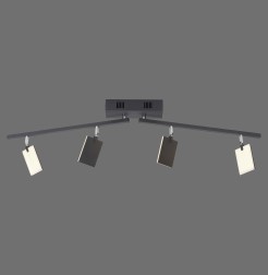 6356-18 PURE MIRA LAMPA SUFITOWA CZARNY