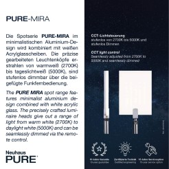 6356-18 PURE MIRA LAMPA SUFITOWA CZARNY