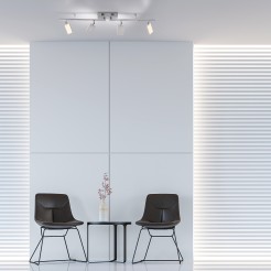 6356-95 PURE MIRA LAMPA SUFITOWA ALUMINIUM