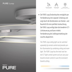 6552-95 PURE LOOP LAMPA SUFITOWA ALUMINIUM