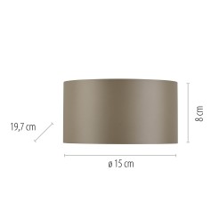 8561-97 PURE CLIPSE KINKIET BRĄZOWY