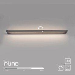 9114-15 PURE PURO KINKIET SZARY