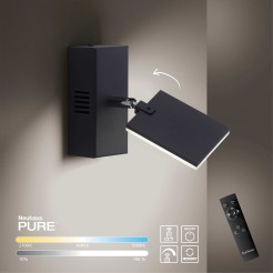 9353-18 PURE MIRA KINKIET ANTRACYT