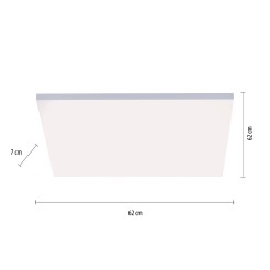 8492-16 FRAMELESS LAMPA SUFITOWA BIAŁY