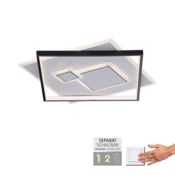 6390-16 MAILAK LAMPA SUFITOWA CZARNY/BIAŁY