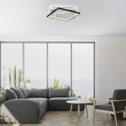 6390-16 MAILAK LAMPA SUFITOWA CZARNY/BIAŁY