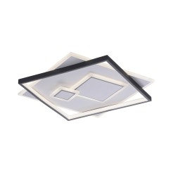 6390-16 MAILAK LAMPA SUFITOWA CZARNY/BIAŁY