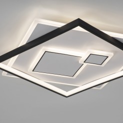 6390-16 MAILAK LAMPA SUFITOWA CZARNY/BIAŁY
