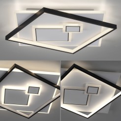 6390-16 MAILAK LAMPA SUFITOWA CZARNY/BIAŁY