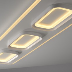 6505-16 Q-KALINA LAMPA SUFITOWA BIAŁY