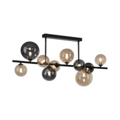 6583-18 POPSICLE LAMPA SUFITOWA SMOKY/BURSZTYN