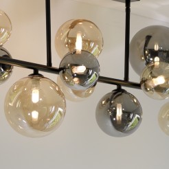 6583-18 POPSICLE LAMPA SUFITOWA SMOKY/BURSZTYN