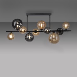 6583-18 POPSICLE LAMPA SUFITOWA SMOKY/BURSZTYN
