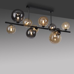 6583-18 POPSICLE LAMPA SUFITOWA SMOKY/BURSZTYN