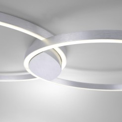 6589-95 Q-KATE LAMPA SUFITOWA STALOWY