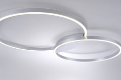 6589-95 Q-KATE LAMPA SUFITOWA STALOWY