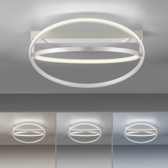 6739-55 Q-BELUGA LAMPA SUFITOWA STALOWY