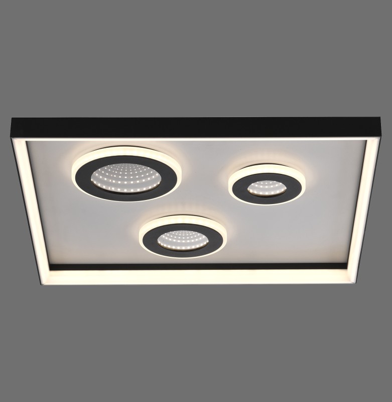 6856-18 DUNE LAMPA SUFITOWA CZARNY