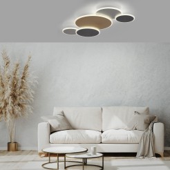 8008-70 Q-PIATO LAMPA SUFITOWA/KINKIET MULTIKOLOR