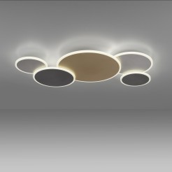 8008-70 Q-PIATO LAMPA SUFITOWA/KINKIET MULTIKOLOR