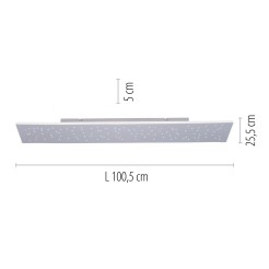 8038-95 Q-NIGHTSKY LAMPA SUFITOWA ALUMINIUM