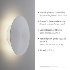 8152-95 AKKU-PUNTUA KINKIET ALUMINIUM