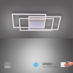 8256-55 INIGO LAMPA SUFITOWA STALOWY