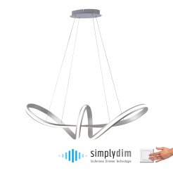 8292-55 MELINDA LAMPA WISZĄCA STALOWY