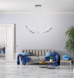 8292-55 MELINDA LAMPA WISZĄCA STALOWY