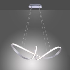 8292-55 MELINDA LAMPA WISZĄCA STALOWY