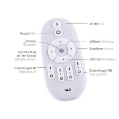 8487-16 FRAMELESS LAMPA SUFITOWA BIAŁY