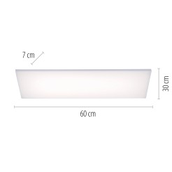 8487-16 FRAMELESS LAMPA SUFITOWA BIAŁY